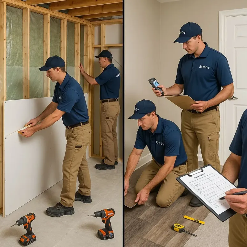 Repairs and Reconstruction process in Pine Bush, NY